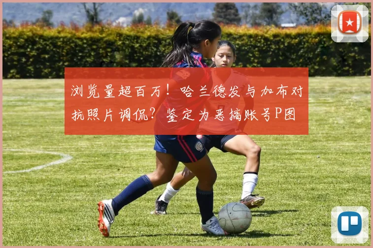浏览量超百万！哈兰德发与加布对抗照片调侃？鉴定为恶搞账号P图